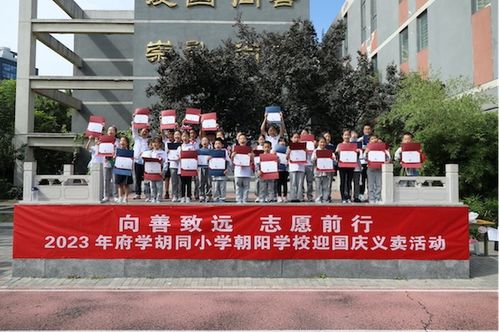 府学胡同小学朝阳学校开展义卖主题教育活动