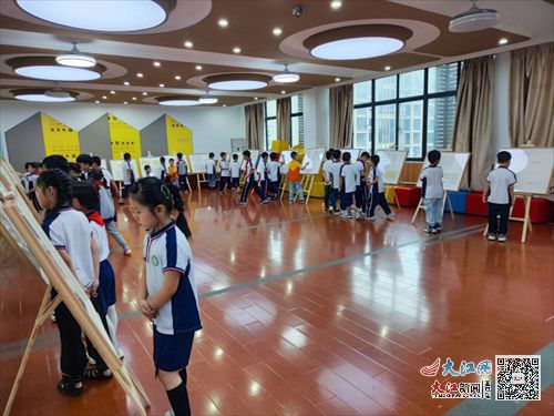 江西省首届中小学'最美书写'优秀作品在羊子巷学校教育集团朝阳校区巡展